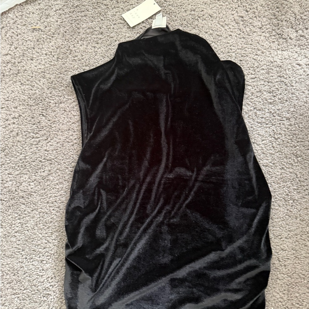Elegant Black Velvet Top